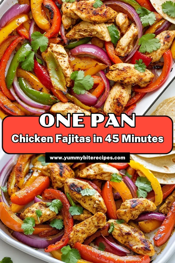 Savor the vibrant flavors of Sheet Pan Fajita Chicken Peppers with this easy recipe! Loaded with juicy chicken, colorful bell peppers, and zesty spices, this one-pan meal is a time-saver for busy nights. Simply marinate, toss, and roast for a delicious dinner in just 45 minutes. Ready to spice up your weeknight meals? Click through for the full recipe and serve your family a fiesta on a plate! #SheetPanFajitas #EasyDinner #HealthyRecipes #MealPrep