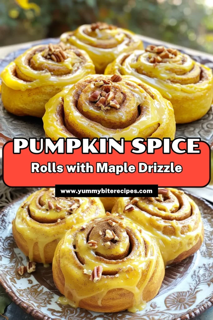 Indulge in the warm, cozy flavors of fall with our Pumpkin Spice Cinnamon Rolls with Maple Icing! These soft, fluffy rolls are filled with a delightful blend of cinnamon and pumpkin, then topped with a rich maple icing that will make your taste buds dance. Perfect for breakfast or dessert, this recipe is easy to follow and great for sharing. Click to explore the full recipe and make your home smell amazing! #PumpkinSpice #CinnamonRolls #BakingLove #FallRecipes