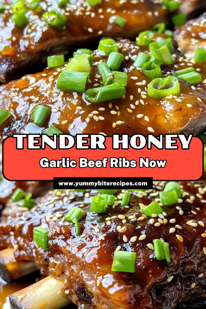 Savor the mouthwatering flavors of Slow Cooker Honey Garlic Beef Ribs with this simple and delicious recipe! With just a few ingredients like honey, garlic, and tender beef ribs, you'll create a dish that melts in your mouth. Perfect for busy days, this easy slow cooker meal is sure to impress your family and friends. Click through to explore the step-by-step recipe and bring this flavorful dish to your dinner table!