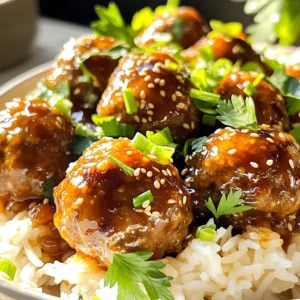 - 1 lb ground beef (or turkey) - 1 cup breadcrumbs (Italian-style) - 1/4 cup grated Parmesan cheese - 1/4 cup fresh parsley (finely chopped) - 2 cloves garlic (finely minced) - 1/3 cup honey - 1/4 cup soy sauce (low sodium) - 2 tablespoons rice vinegar - 1 tablespoon sesame oil (optional) The main ingredients for these meatballs are simple yet key. Ground beef gives them a rich taste. You can switch to turkey for a leaner meal. Breadcrumbs add texture, while Parmesan cheese brings a salty kick. Flavor enhancers are just as important. Fresh parsley gives a nice color and taste. Garlic adds a punch that pairs well with honey. Speaking of honey, it sweetens the sauce and balances all the flavors. For the sauce, low-sodium soy sauce keeps it savory without too much salt. Rice vinegar adds a touch of tang. If you want a deeper flavor, sesame oil is a great choice. This mix of ingredients makes the meatballs sweet and savory. To start, gather your ingredients. In a large bowl, combine the ground beef or turkey, breadcrumbs, grated Parmesan cheese, chopped parsley, minced garlic, egg, salt, and black pepper. Use your hands or a spoon to mix them together. Make sure everything is well blended, but be careful not to overmix. This keeps the meatballs tender. Next, shape the mixture into 1-inch meatballs. Aim for uniform sizes so they cook evenly. Place each meatball on a baking sheet lined with parchment paper. This prevents sticking and makes cleanup easy. You should end up with about 20 meatballs. Now, let’s make the honey garlic sauce. In a separate bowl, whisk together honey, soy sauce, rice vinegar, and sesame oil, if you are using it. For a thicker sauce, add cornstarch and whisk until smooth. This will give your sauce a great texture and flavor. To start, I lightly grease the inside of the slow cooker. This helps keep the meatballs from sticking. Next, I place the meatballs in a single layer. This step is key. It allows the meatballs to cook evenly. Now, it's time to add flavor. I drizzle the honey garlic sauce over the meatballs. I make sure each meatball gets a nice coat of sauce. This helps enhance the sweet and savory taste. I cover the slow cooker and set the heat. For a slow cook, I choose low for 4-5 hours. If I want it faster, I set it to high for 2-3 hours. The meatballs are ready when they are fully cooked and the sauce is warm. I check for the right thickness, too. {{image_4}} To make the best meatballs, keep a few tips in mind. First, avoid overmixing your meatball mixture. If you mix too much, your meatballs can turn out tough. I recommend using a cookie scoop. This gives you evenly sized meatballs. Uniform sizes cook at the same rate and look great on the plate. For the sauce, you may want to adjust its thickness. If you like a thicker sauce, cornstarch is your best friend. Just mix a tablespoon of cornstarch into the sauce. Whisk it well to avoid any lumps. This simple step makes a huge difference in texture. When it comes time to serve, think about presentation. You can serve these meatballs over fluffy rice or spiralized zucchini noodles. Both choices add fun and flavor. For a finishing touch, garnish with sliced green onions and sesame seeds. This not only adds a pop of color but also provides extra flavor. Your meal will look as good as it tastes! You can switch the ground beef for ground turkey or chicken. This makes the dish lighter and just as tasty. If you want a vegan option, try plant-based meat substitutes. They work great in this recipe. Just make sure to follow the same steps for mixing and cooking. The honey sauce can change with different types of honey. Try clover or wildflower honey for a new flavor. If you like heat, add sriracha or chili flakes. This gives the sauce a nice kick that many enjoy. Add veggies like bell peppers or onions for more flavor and nutrition. These can cook down in the slow cooker and blend well with the meatballs. If you need gluten-free options, use gluten-free breadcrumbs. They work well and keep the meatballs nice and tender. To store leftover meatballs, place them in an airtight container. This keeps them fresh. You can store them in the fridge for up to 3-4 days. Make sure they cool down before sealing the container to avoid condensation. This helps maintain their texture. For best results, freeze cooked meatballs in a single layer on a baking sheet. Once they are frozen, transfer them to a freezer-safe bag. Label the bag with the date. To thaw, place them in the fridge overnight. You can reheat them in the microwave or on the stovetop. Make sure they are heated through to enjoy their full flavor. Incorporate honey garlic meatballs into your weekly meal prep. They are versatile and easy to pair with different sides. Try serving them with rice, pasta, or a fresh salad. You can also use them in sandwiches or wraps. This adds variety to your meals throughout the week. You can store honey garlic meatballs in the fridge for up to 3-4 days. Make sure to place them in an airtight container. This keeps them fresh and safe to eat. If you want them to last longer, consider freezing them instead. Yes, you can make these meatballs ahead of time. You can prepare the meatball mixture and form the meatballs a day before. Just store them in the fridge. If you want, you can cook them and store the cooked meatballs in the fridge too. Reheat them before serving for the best flavor. You can serve honey garlic meatballs with many sides. Here are some ideas: - Fluffy white rice - Brown rice for a healthier option - Spiralized zucchini noodles for a low-carb dish - Steamed broccoli or green beans for color and crunch - A fresh green salad to balance the sweetness of the meatballs These sides will enhance your meal and make it even more enjoyable! This blog covered how to make delicious honey garlic meatballs. We discussed ingredients, preparation steps, and cooking methods. I shared tips for perfect meatballs and serving ideas. You can easily adjust flavors and ingredients to suit your taste. These meatballs are great for meal prep or parties. Trust me, once you try them, they'll be a new favorite in your home. Enjoy experimenting and making this dish your own!