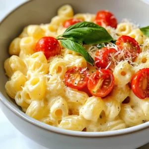 - 8 oz radiatore pasta - 1 cup heavy cream - 1/2 cup grated Parmesan cheese - 1 cup cherry tomatoes, halved - 2 cloves garlic, minced - 1 tablespoon olive oil - 1 teaspoon dried basil - Salt and pepper to taste These main ingredients create a rich and creamy dish. The radiatore pasta holds sauce well, making each bite tasty. Heavy cream adds a smooth texture. Parmesan cheese brings a salty flavor. Cherry tomatoes add freshness and color. Garlic gives an aromatic touch. Olive oil helps cook the garlic. Dried basil adds an herbal note. - Fresh basil leaves - Additional grated Parmesan cheese - Cracked black pepper Garnishing with fresh basil makes the dish look vibrant. Extra Parmesan cheese enhances the flavor. Cracked black pepper adds a little heat and texture. - Radiatore pasta can be swapped with penne or fusilli. - Heavy cream can be replaced with half-and-half for a lighter sauce. - Cherry tomatoes may be substituted with sun-dried tomatoes. - Garlic powder can stand in for minced garlic if needed. These substitutions can help if you have different ingredients at home. Each swap keeps the dish delicious and enjoyable. {{ingredient_image_2}} First, fill a large pot with water. Add a good amount of salt. This will help flavor the pasta. Heat the pot on high until the water boils. Once boiling, add 8 oz of radiatore pasta. Cook it for about 10 to 12 minutes. You want it to be al dente, which means it should still have a slight bite. After cooking, drain the pasta in a colander. Set it aside for later. While the pasta cooks, grab a large skillet. Heat 1 tablespoon of olive oil over medium heat until it shimmers. Add 2 cloves of minced garlic and stir for about 30 seconds. You want the garlic to smell great but not brown. Next, toss in 1 cup of halved cherry tomatoes. Cook them for 3 to 4 minutes. Stir occasionally until they soften. Then, pour in 1 cup of heavy cream. Mix well and let it gently simmer. Now, slowly add 1/2 cup of grated Parmesan cheese and 1 teaspoon of dried basil. Stir until the cheese melts and the sauce becomes creamy. Taste your sauce. Add salt and pepper to make the flavors pop. Now for the fun part! Take the drained radiatore pasta and add it to your skillet. Gently toss the pasta in the creamy sauce. Make sure each piece gets coated evenly. This step makes the dish come together beautifully. Serve the pasta right away in warm bowls. For a nice touch, add fresh basil leaves on top. Enjoy your meal! To cook pasta well, start with plenty of water. Use a big pot. Salt the water well; it should taste like the sea. Bring it to a rolling boil. Add the radiatore pasta and stir it. Cook until al dente, which means firm to the bite. This usually takes about 10 to 12 minutes. Drain the pasta right away, but don&rsquo;t rinse it. Rinsing removes the starch that helps sauce stick. For a rich, creamy sauce, heat the olive oil first. Add minced garlic and saut&eacute; it until fragrant. Then, add the cherry tomatoes and let them soften. Pour in the heavy cream next. Keep stirring as you add the grated Parmesan cheese. This helps the cheese melt smoothly into the sauce. Season with salt and pepper to balance the flavors. The sauce should be thick and coat the pasta well. Serve the pasta in warm bowls for a cozy feel. Top with fresh basil leaves for a bright touch. You can also drizzle some extra olive oil on top for added flavor. For a bit of flair, sprinkle more grated Parmesan and cracked black pepper. This not only tastes great but also makes the dish look beautiful. Enjoy your meal right away to savor the creamy goodness! Pro Tips Use Fresh Ingredients: Fresh cherry tomatoes and basil can elevate the flavor of your dish significantly, so opt for them whenever possible. Perfectly Cooked Pasta: To avoid mushy pasta, cook it until it's al dente, as it will continue to cook slightly when mixed with the sauce. Adjusting Creaminess: If you prefer a lighter sauce, consider using half-and-half instead of heavy cream, but be aware it may not be as rich. Leftover Pasta Tips: If you have leftover pasta, store it separately from the sauce to prevent it from becoming soggy. Reheat with a splash of cream or broth for best results. {{image_4}} You can make this pasta dish even better by adding proteins. Chicken works great. You can use cooked, diced chicken breast. Shrimp is also a fantastic choice. Just saut&eacute; the shrimp until they turn pink before adding them to the sauce. For a hearty meal, try adding cooked sausage. Just slice it and mix it in for extra flavor. If you want a vegetarian twist, you can leave out meat. Try adding more veggies instead! Spinach, zucchini, or bell peppers work well. Just saut&eacute; them with the garlic. You can also add beans for protein. Chickpeas or white beans will add texture and nutrition. Don't forget to adjust the seasonings to match your new ingredients. You can boost the flavor with spices and herbs. Red pepper flakes add heat. A pinch can make the dish lively. Fresh herbs like parsley or thyme will brighten the sauce. You can also try adding lemon juice for a zesty kick. Just squeeze a bit in before serving. Experiment with flavors to find what you love! To keep your Quick Creamy Radiatore Pasta fresh, let it cool first. Place it in an airtight container. Store it in the fridge. It will stay good for up to three days. When you're ready to eat, check for any signs of spoilage before reheating. To reheat, use a skillet over low heat. Add a splash of water or cream to help loosen the sauce. Stir gently to warm it through. This keeps the pasta from getting dry. You can also microwave it in a covered bowl. Heat in short bursts, stirring in between. You can freeze this pasta if you want to save some for later. First, let it cool completely. Then, place it in a freezer-safe container. Make sure to leave some space for expansion. It will keep well for up to two months. To thaw, move it to the fridge overnight before reheating. This dish takes about 20 minutes from start to finish. You need 10 minutes to prep and 10 minutes to cook. It's quick and perfect for busy nights. Yes, you can swap radiatore for other pasta shapes. Penne, fusilli, or even spaghetti work well. Just remember to adjust the cooking time based on the type you choose. If you want a lighter option, use half-and-half or whole milk. For a dairy-free choice, try coconut cream or cashew cream. Both will still give you a nice, creamy texture. This blog post covered all the key steps for making Quick Creamy Radiatore Pasta. We looked at the main ingredients, cooking methods, and helpful tips for a delicious dish. You can add proteins or spice things up with flavors. Remember, you can store and reheat leftovers easily. Enjoy your cooking journey! Each bite will remind you of the joy of making tasty meals.