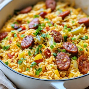One Pot Dirty Rice with Sausage Flavorful Meal