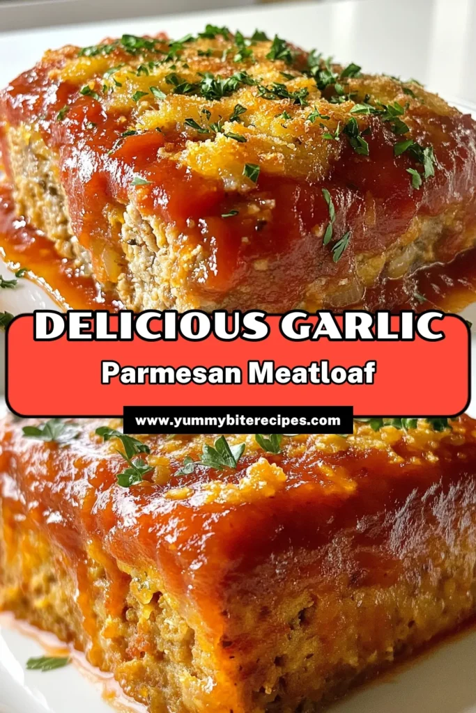 Savor the flavors of this Garlic Parmesan Chicken Meatloaf, a delicious and healthy meatloaf with Parmesan that's packed with taste! This easy chicken meatloaf combines ground chicken, breadcrumbs, garlic, and fresh herbs, topped with marinara sauce for a comforting meal. Perfect for family dinner, this ground chicken meatloaf recipe is simple to prepare and nutritious. Try it today and enjoy! #ChickenMeatloaf #HealthyRecipes #EasyCooking #ComfortFood