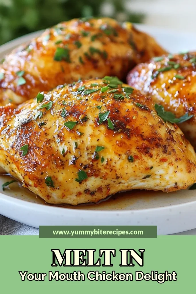 Experience the ultimate comfort food with this Melt-in-Your-Mouth Chicken recipe! Enjoy juicy baked chicken breasts marinated in buttermilk for tenderness, then coated in a crispy, Parmesan crust for a perfect finish. This buttermilk chicken recipe is easy to follow and guarantees moist, flavorful chicken every time. Don't miss out on this delicious meal; save the recipe for your next family dinner! #MeltInYourMouthChicken #JuicyBakedChickenBreasts #CrispyChickenCoating #ParmesanCrustedChicken