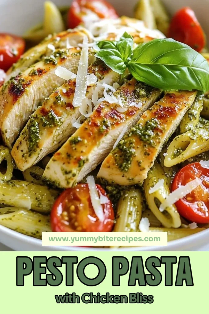 Looking for a delicious and easy chicken pasta dish? Try this homemade pesto pasta recipe featuring juicy Parmesan chicken! This Italian pasta recipe is quick to make, taking just 30 minutes, and is packed with flavor from fresh cherry tomatoes and aromatic pesto. Perfect for a weeknight dinner, it’s sure to impress. Pin this easy Parmesan chicken pasta for your next meal! #PastaRecipe #ItalianRecipes #EasyDinner #ChickenPasta