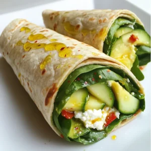Cottage Cheese Avocado Wrap Healthy and Simple Recipe