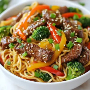 Minute Beef Stir Fry Noodles Quick and Easy Meal
