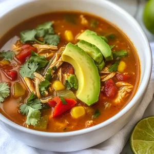 Chicken Enchilada Soup Flavorful and Easy Recipe