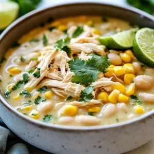 For my Slow Cooker White Chicken Chili, you'll need: - 2 boneless, skinless chicken breasts - 1 can (15 oz) white beans (cannellini or great northern work best) - 1 can (4 oz) diced green chilies - 1 medium onion, finely diced - 3 cloves garlic, minced - 2 cups low-sodium chicken broth - 1 teaspoon ground cumin - 1 teaspoon smoked paprika - &frac12; teaspoon chili powder - 1 teaspoon salt (adjust to personal preference) - &frac12; teaspoon freshly cracked black pepper - 1 cup frozen sweet corn - 1 cup heavy cream or coconut cream (for a dairy-free alternative) - Fresh cilantro, for garnish - Lime wedges, for serving These ingredients come together to create a rich and smooth chili. Each one plays a vital role in the flavor profile. When shopping for ingredients, I recommend a few trusted brands: - Chicken Broth: Swanson&rsquo;s or College Inn are great choices. - Canned Beans: Eden Organic or Goya offer high-quality options. - Canned Green Chilies: Hatch is my go-to for a good kick. - Spices: McCormick or Simply Organic have fresh options. Using good brands makes a difference in taste and quality. Always check the labels for added ingredients or preservatives. If you want to customize the chili, here are some easy swaps: - Chicken: Use turkey or shredded rotisserie chicken instead. - Beans: Black beans or pinto beans can work too. - Cream: For a lighter option, try Greek yogurt or sour cream. - Corn: Fresh corn can replace frozen if you have it on hand. - Spices: Adjust the chili powder for more heat or use taco seasoning for a twist. These substitutions keep the essence of the dish while allowing for flexibility based on your pantry. Enjoy experimenting! {{ingredient_image_2}} To start, place your two boneless, skinless chicken breasts at the bottom of the slow cooker. Make sure they lie flat for even cooking. Next, take a can of white beans and drain it. Rinse the beans under cold water, then add them to the slow cooker. Open the can of diced green chilies and pour them in too. This adds a lovely kick to the chili. Now, it&rsquo;s time to add the onion and garlic. Finely dice one medium onion and mince three cloves of garlic. Layer these on top of your chicken and beans. They will give great flavor as they cook. Carefully pour in two cups of low-sodium chicken broth. This keeps your chili moist and tasty. Next, you will sprinkle in the spices: one teaspoon of ground cumin, one teaspoon of smoked paprika, and half a teaspoon of chili powder. Don&rsquo;t forget to add one teaspoon of salt and half a teaspoon of black pepper. Use a spoon to gently stir everything together. Cover the slow cooker with its lid. Set it to low for six to eight hours or high for three to four hours. The chicken should cook until it&rsquo;s tender and easy to shred. When the cooking time is up, carefully take the chicken out. Use two forks to shred the chicken. Then, return the shredded chicken back into the pot. Next, add one cup of frozen sweet corn. Pour in one cup of heavy cream or coconut cream for a dairy-free option. Stir everything together. Cover the slow cooker again and cook on low for an extra 30 minutes. This step lets all the flavors blend beautifully. Before you serve, taste the chili. Adjust the seasoning if needed. To serve, ladle the chili into warm bowls. Garnish with fresh cilantro on top. Add a lime wedge on the side for a zesty touch. If you like heat, offer sliced jalape&ntilde;os for an extra kick! Enjoy your comforting meal. To make your slow cooker white chicken chili truly shine, focus on the spices. Ground cumin and smoked paprika are key. They add warmth and depth. You can also try adding a little lime juice just before serving. It brightens the flavors. Fresh cilantro on top will give a nice touch too. If you like heat, add jalape&ntilde;os or a dash of hot sauce. One common mistake is not seasoning enough. Taste your chili before serving. Adjust with salt and pepper if needed. Another mistake is overcooking the chicken. You want it tender, not dry. Make sure to remove it when it shreds easily. Lastly, don&rsquo;t skip the cream. It adds richness and smoothness to the chili. If your chili is too thin, don&rsquo;t worry! You can thicken it easily. One way is to mash some of the white beans. This adds creaminess. You can also let it cook uncovered for the last 30 minutes. This helps reduce the liquid. If you want, add a cornstarch slurry. Mix 1 tablespoon of cornstarch with 2 tablespoons of cold water, then stir it in. Let it cook for a bit longer to thicken. Pro Tips Adjust the Spice Level: If you prefer a milder chili, reduce the amount of chili powder or omit it altogether. For extra heat, consider adding diced jalape&ntilde;os or a dash of cayenne pepper. Use Leftover Chicken: This recipe is a great way to utilize leftover rotisserie chicken. Simply shred it and add it to the slow cooker in the last 30 minutes of cooking for a quick and easy meal. Make it Ahead: This chili can be made a day in advance and stored in the refrigerator. The flavors will deepen overnight, making it even more delicious when reheated. Garnish Creatively: Enhance the presentation by adding toppings such as diced avocado, shredded cheese, or a dollop of sour cream. Fresh cilantro and lime juice also brighten up the dish. {{image_4}} You can easily make this chili vegetarian or vegan. Start by skipping the chicken. Use two cans of white beans instead. They add protein and keep the texture nice. For a vegan option, swap heavy cream with coconut cream. This adds a sweet touch and keeps it creamy. You can also add more veggies, like bell peppers or zucchini. They bring color and flavor to the dish. If you want to switch up the protein, you have options. Ground turkey or beef can work well. Just brown the meat in a pan before adding it to the slow cooker. You can also try shredded pork for a different taste. Each choice gives you a unique flavor while keeping the dish hearty and satisfying. Adjust the spice to fit your taste. If you like it milder, just cut back on the chili powder. For a spicy kick, add sliced jalape&ntilde;os or a dash of cayenne pepper. You can also mix in some hot sauce before serving. Always taste your chili before serving. This way, you can make sure it&rsquo;s just right for you and your guests. After you make slow cooker white chicken chili, let it cool. Place it in an airtight container. It will stay fresh in the fridge for up to four days. If you want to enjoy it later, make sure to store it right away. You can freeze white chicken chili too! First, let it cool completely. Then, pour it into a freezer-safe container or bag. Remove as much air as you can before sealing. This chili can last for about three months in the freezer. When you are ready, simply thaw it in the fridge overnight. To reheat, you have a few options. You can use the microwave or the stove. If using the stove, pour the chili into a pot and heat it over medium heat. Stir it often until it warms up. If using a microwave, place it in a bowl and heat for a few minutes, stirring halfway through. Always check that it is hot throughout before serving. Enjoy your comforting chili again! Yes, you can use frozen chicken in your slow cooker. It cooks safely and well. Just make sure to cook it on high for 4-5 hours instead of low. This ensures the chicken heats up properly. Thawing the chicken first can help it cook evenly. If you choose to use frozen chicken, remember to check that it reaches a safe temp of 165&deg;F. To add heat to your chili, you have a few options. You can add diced jalape&ntilde;os or a dash of hot sauce. Another great choice is to increase the chili powder amount. You might also try adding cayenne pepper for an extra kick. Adding fresh diced peppers will also bring more spice to the dish. Always taste your chili as you go, so it&rsquo;s just right for you. White chicken chili pairs well with several tasty sides. Cornbread is a classic choice that adds a sweet touch. Fresh tortilla chips also make a great crunchy side. A simple green salad with lime dressing can balance the meal nicely. For a hearty option, consider serving rice or quinoa on the side. You could also offer avocado slices for creaminess. Each side enhances the chili's flavor and makes your meal more enjoyable. In this blog post, we explored how to make a tasty white chicken chili. We covered the main ingredients, step-by-step instructions, and helpful tips. You learned about ingredient substitutions, variations, and storage methods. This dish is versatile and easy to adapt. You can use different proteins or make it vegetarian. Now you&rsquo;re ready to make a delicious meal. Enjoy your cooking adventure and impress your family or friends!