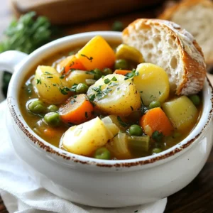 Irish Vegetable Stew Comforting Warmth in a Bowl