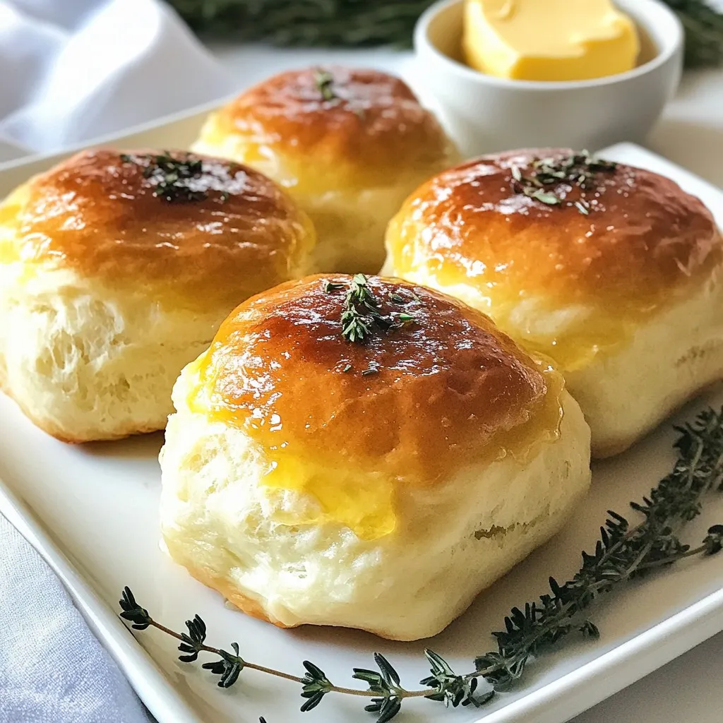 - 2 cups gluten-free all-purpose flour - 1 teaspoon instant yeast - 1 tablespoon sugar - 1 teaspoon salt - 1 cup warm water (around 110°F or 45°C) - 2 tablespoons olive oil - 1 tablespoon apple cider vinegar - 1 large egg - 1 teaspoon garlic powder (optional) - Non-stick cooking spray or parchment paper To make these extra soft gluten-free dinner rolls, you need a few key ingredients. First, gluten-free all-purpose flour is a must. It gives the rolls their structure. Next, we add instant yeast for the rise. Sugar adds a hint of sweetness, while salt brings balance. Warm water plays a crucial role. It activates the yeast. Aim for a temperature around 110°F. Olive oil adds moisture and a nice flavor. Apple cider vinegar helps with texture. Don't forget the egg for binding. If you want to boost flavor, consider garlic powder. It's optional but tasty. Finally, you'll need either non-stick cooking spray or parchment paper to prevent sticking during baking. With these ingredients ready, you can create rolls that are soft, fluffy, and perfect for any meal. {{ingredient_image_2}} Start by taking a large bowl. Add 2 cups of gluten-free all-purpose flour. Then, mix in 1 teaspoon of instant yeast, 1 tablespoon of sugar, and 1 teaspoon of salt. Whisk these dry ingredients well. This step helps to blend everything evenly. In another bowl, take 1 cup of warm water. Make sure the water is about 110°F (45°C). Add 2 tablespoons of olive oil, 1 tablespoon of apple cider vinegar, and 1 large egg. Whisk until everything is mixed well. This creates a smooth mixture that helps the rolls rise. Now, slowly pour the wet mixture into the dry ingredients. Use a spatula to mix them. Keep mixing until you see a thick and sticky dough. If you like garlic, add 1 teaspoon of garlic powder here. This gives the rolls a tasty twist. Cover the bowl with a clean kitchen towel. Place it in a warm spot. Let the dough rise for about 30-45 minutes. You want it to grow in size. This rising time is key for soft rolls. Once the dough has risen, wet your hands. This helps prevent sticking. Scoop out portions of dough, about the size of a golf ball. Place them on a baking sheet, leaving space between each piece. First, preheat your oven to 375°F (190°C). While the oven heats, let the rolls rise again for 15-20 minutes, covered. After that, bake the rolls for 20-25 minutes. They should turn golden brown. Check with a toothpick to see if they are done. Enjoy the smell! To make your rolls extra soft, use gluten-free all-purpose flour that has xanthan gum. This helps bind the dough. Mix the dry ingredients well to ensure even flavor. The warm water should be around 110°F. This temperature activates the yeast. Olive oil adds moisture, making the rolls tender. For an extra soft bite, don't skip the egg, as it enriches the dough. Rising is key to fluffy rolls. After mixing, cover the bowl with a towel and place it in a warm spot. A sunny window or a warm kitchen works well. Let the dough rise for 30-45 minutes until it doubles in size. This step allows the yeast to work and adds air to the dough. For the second rise, cover the shaped rolls for 15-20 minutes. This gives them that light and airy texture. Serve these rolls warm for the best taste. You can spread herb-infused butter on top for added flavor. Drizzling olive oil also works great. For a beautiful touch, garnish with fresh herbs like rosemary or thyme. These add color and aroma to your serving plate. Pair these rolls with soups or salads for a complete meal. You can prepare the dough a day in advance. After mixing, place the dough in the fridge instead of letting it rise. When ready to bake, let it come to room temperature and rise. This extra time can enhance the flavor. You can also freeze the baked rolls. Just wrap them well and store them. When ready to enjoy, thaw and warm them in the oven. Pro Tips Use Fresh Ingredients: Ensure your yeast is active by checking the expiration date; fresh yeast leads to better rising and fluffier rolls. Water Temperature Matters: Use a thermometer to check your water temperature; too hot can kill the yeast, while too cold may not activate it properly. Humidity Consideration: If your kitchen is humid, reduce the amount of water slightly as gluten-free flours absorb moisture differently. Experiment with Flavors: Try adding herbs or spices to the dough for unique flavor profiles; rosemary, oregano, or even cheese can elevate your rolls. {{image_4}} You can easily enhance your gluten-free rolls. Adding herbs and spices gives them a fresh twist. For example, try adding one tablespoon of dried rosemary or thyme. You can also use fresh herbs if you have them. Mix these into the dry ingredients before adding the wet mix. This will give your rolls an amazing aroma and taste. You can even add garlic powder for an extra kick. Just one teaspoon adds great depth. The options are endless, so feel free to get creative! Cheese-stuffed rolls make a tasty treat. You can add cheese to the dough for a cheesy surprise. Try using shredded mozzarella or cheddar. Simply scoop out some dough and place a bit of cheese inside. Then, seal the dough around the cheese and shape it into a ball. This will give you soft rolls with a gooey center. Bake as directed, and enjoy the melted cheese when you bite in! Sweet variations can make these rolls perfect for breakfast or dessert. To make cinnamon rolls, mix in sugar and cinnamon. Use two tablespoons of sugar and one tablespoon of cinnamon. After the first rise, roll the dough out on a floured surface. Spread melted butter on the dough, then sprinkle the sugar mixture. Roll it up tightly and cut it into pieces. Place the pieces on a baking sheet and let them rise again. Bake until they are golden brown. Drizzle with icing for a sweet finish! To keep your leftover rolls fresh, store them in an airtight container. Place a piece of parchment paper between layers if stacking. This helps prevent them from sticking together. You can keep them at room temperature for 2 to 3 days. If you want to keep them longer, move on to freezing. To freeze your rolls, first let them cool completely. Then, wrap each roll tightly in plastic wrap. Place the wrapped rolls in a freezer bag or airtight container. You can freeze them for up to 3 months. When you’re ready to eat, just thaw them in the fridge overnight. To reheat frozen rolls, preheat your oven to 350°F (175°C). Unwrap the rolls and place them on a baking sheet. Heat them for about 10 to 15 minutes. This warms them through and restores their soft texture. If you want a crispy outside, you can broil them for 1-2 minutes after baking. Enjoy your warm, soft rolls again! Yes, you can make these rolls dairy-free. Just use a dairy-free milk, like almond or oat milk, instead of regular milk. It will keep the rolls soft and fluffy. Use plant-based butter or olive oil for a great flavor. You can easily replace eggs in this recipe. Use 1 tablespoon of ground flaxseed mixed with 2.5 tablespoons of water. Let it sit for a few minutes to thicken. You could also use unsweetened applesauce, about 1/4 cup, for each egg. The rolls are done when they are golden brown on top. You can also insert a toothpick into the center. If it comes out clean, the rolls are ready. Trust your eyes and nose; they should smell amazing! Yes, you can use other gluten-free flours, but results may vary. Mixes with xanthan gum can work well. Always check if the flour blend is suitable for baking. This can change the texture and taste of the rolls. These rolls stay fresh for about 2-3 days at room temperature. Store them in an airtight container to keep them soft. You can also freeze them. They last up to 3 months in the freezer. Just thaw before serving! You now have a guide to make tasty gluten-free rolls at home. We covered the important ingredients and detailed steps to mix, rise, and bake. I shared tips for texture, serving ideas, and creative variations. You also learned how to store leftovers for later. Remember, great rolls need patience and practice. Enjoy baking and sharing these rolls with friends and family. Trust me, they’ll love them!