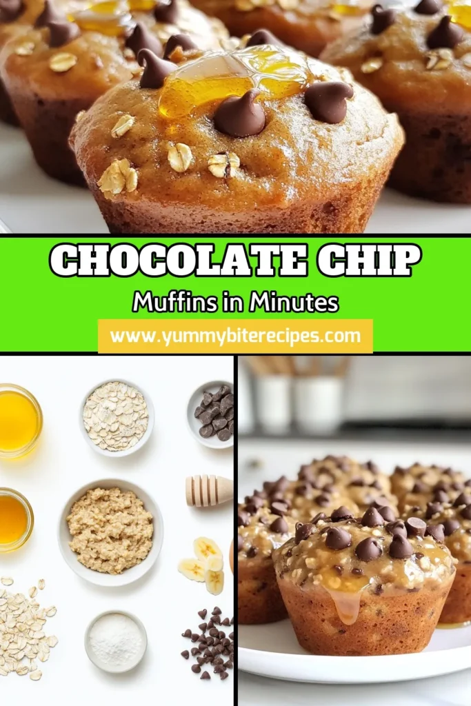 Start your day right with these delightful oatmeal chocolate chip muffins! This easy muffin recipe combines the goodness of bananas, rolled oats, and chocolate chips, making them the perfect healthy breakfast muffins. Your family will love these banana oatmeal muffins, and they'll be asking for more chocolate chip breakfast treats. Ready to bake? Click to discover the recipe now! #OatmealMuffins #HealthyBreakfast #MuffinRecipe #ChocolateChipTreats