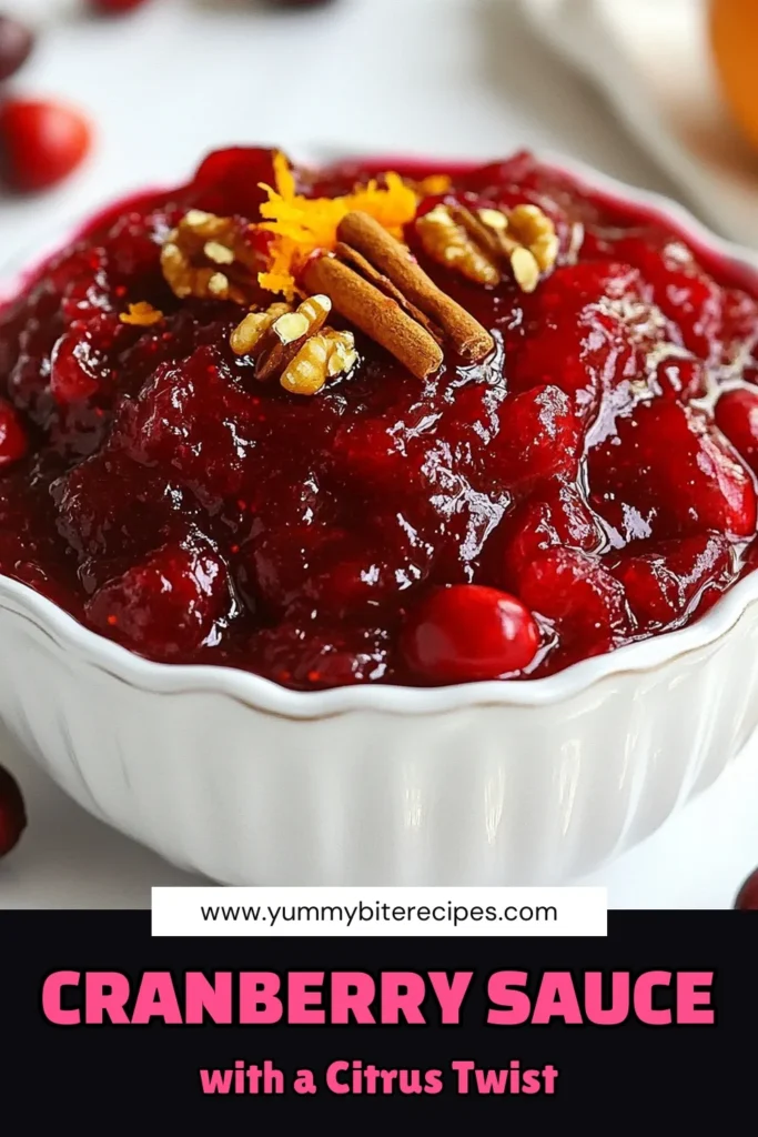 Discover the perfect homemade cranberry sauce recipe that will elevate your holiday meals! This spiced cranberry sauce combines fresh cranberries with zesty orange zest for a delightful twist. Easy to make, this zesty cranberry sauce is ready in just 30 minutes. Perfect for Thanksgiving or any festive occasion, it's sure to impress your guests. Save this spiced cranberry sauce for your next gathering! #CranberrySauce #HolidayRecipes #Thanksgiving #HomemadeSauce