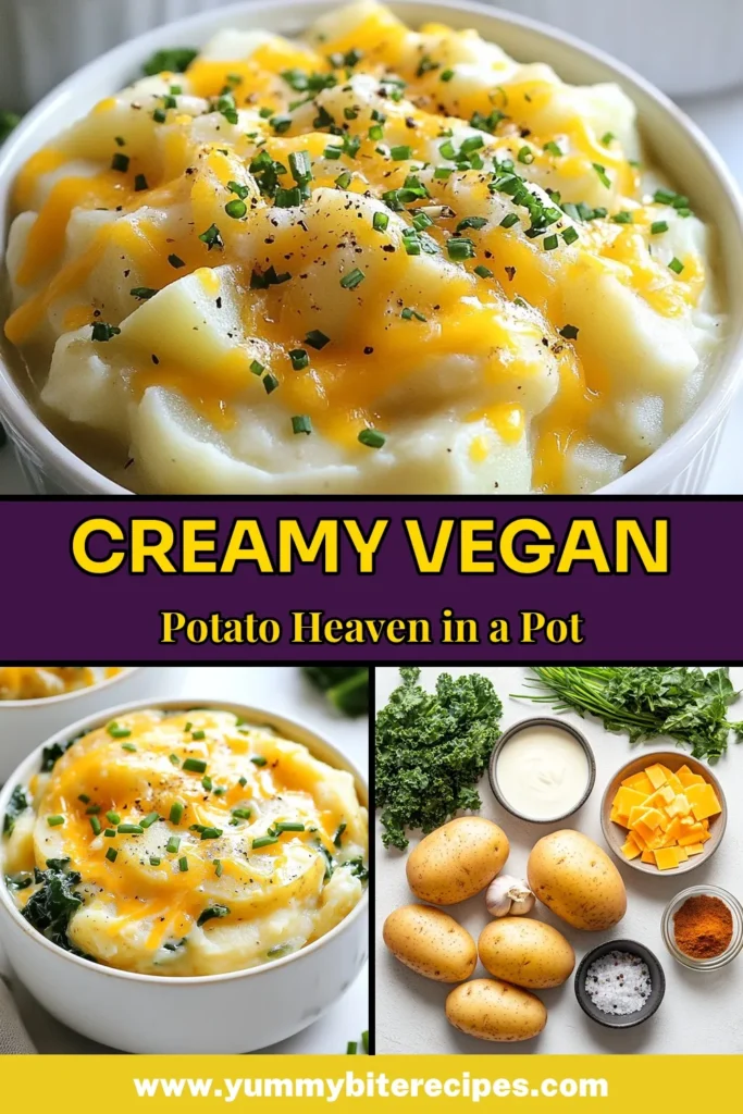 Discover the ultimate creamy comfort with this delicious Crockpot potato soup recipe! This easy slow cooker recipe features hearty russet potatoes, aromatic garlic, and flavorful herbs, making it perfect for family dinners. Enjoy a creamy potato recipe that's easily adaptable for a vegan potato soup or a cheddar cheese potato soup delight. Pin this recipe for a comforting meal that's a hit every time! #CrockpotPotatoSoup #EasySlowCookerRecipes #VeganPotatoSoup #CreamyPotatoRecipe