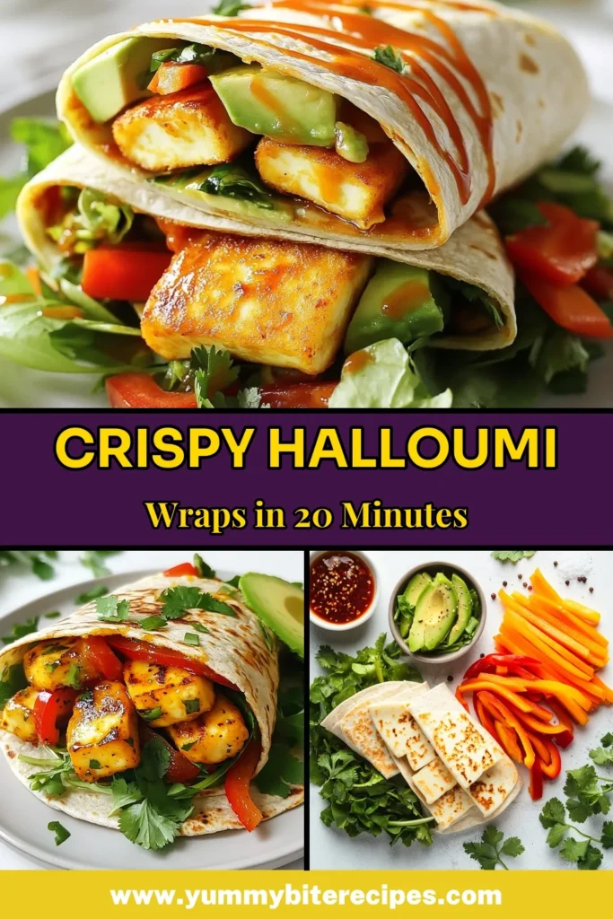 Discover the deliciousness of Sweet Chili Halloumi Wraps—a perfect dish for cheese lovers! These Halloumi Cheese Recipes are not only quick to prepare but also utilize Whole Wheat Wraps, making them a healthier option. Enjoy these Vegetarian Wrap Recipes that are packed with flavor and nutrition. Elevate your meal prep with these Easy Healthy Wraps. Try this recipe today and savor every bite! #SweetChiliHalloumiWraps #VegetarianRecipes #HealthyEating #HalloumiRecipes