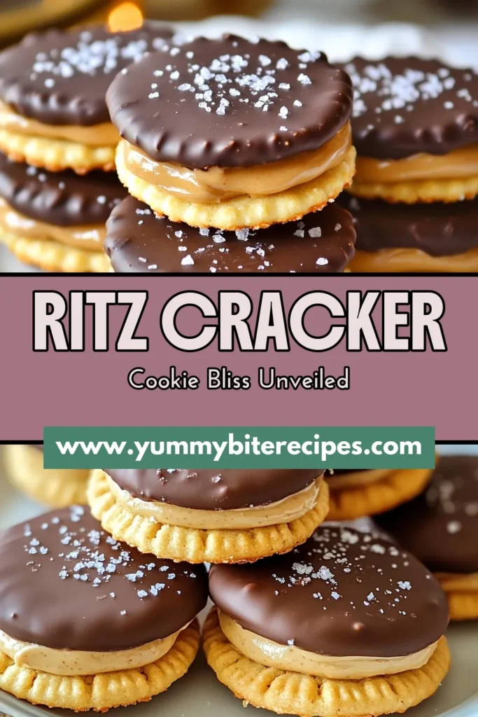 Indulge in these irresistible Ritz Cracker Cookies, the ultimate no-bake dessert that combines creamy peanut butter and chocolate for a delightful treat. Perfect for any occasion, this easy dessert recipe will satisfy your sweet cravings in no time. Dip Ritz crackers in rich melted chocolate and finish with a sprinkle of sea salt for a gourmet touch. Try these peanut butter chocolate cookies today and impress your friends! Save this recipe! #RitzCrackerCookies #NoBakeDesserts #EasyDessertRecipes #ChocolateCoveredTreats