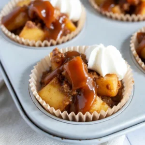 Caramel Apple Crisp Cups Tasty Fall Dessert Treat