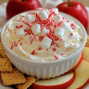Christmas Peppermint Fluff Dip Festive and Tasty Treat