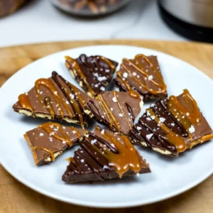 Salted Caramel Pretzel Bark Irresistible Sweet Treat