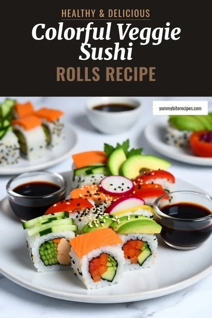 Discover the vibrant world of Rainbow Sushi Rolls with this easy veggie sushi recipe! These colorful sushi rolls are packed with fresh vegetables and are a healthy sushi option that's perfect for any occasion. Follow this homemade sushi guide to create delicious, eye-catching sushi at home. Get ready to impress with your culinary skills! Save this recipe for a fun cooking adventure! #RainbowSushiRolls #VeggieSushiRecipe #HealthySushiRolls #ColorfulSushiRolls