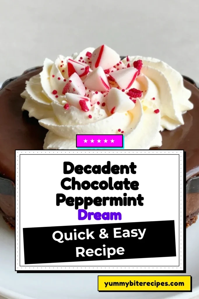 Indulge in the festive flavors of the holiday season with this delightful Chocolate Peppermint Cheesecake! This easy Peppermint Cheesecake Recipe is a no-bake chocolate treat, perfect for your holiday dessert table. Creamy and rich, this Cream Cheese Cheesecake Recipe promises to satisfy your cravings. Don't miss out on impressing your guests—save this recipe now! #ChocolatePeppermintCheesecake #HolidayDessertRecipes #NoBakeChocolateCheesecake #PeppermintCheesecakeRecipe