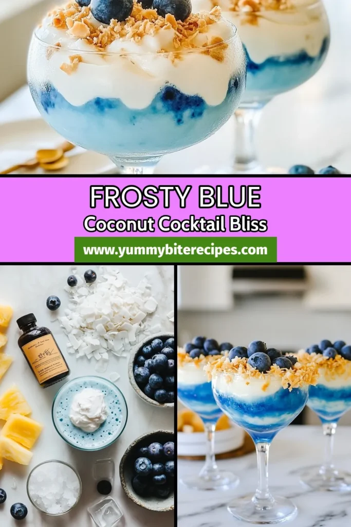 Dive into the tropical vibes with this Jack Frost cocktail! This blue coconut cocktail recipe is perfect for any gathering or a refreshing treat on a hot day. Easy to make, it features vibrant blue coconut milk, rich coconut cream, and sweet pineapple juice for a delightful blend. Elevate your cocktail game and impress your guests with this simple yet delicious tropical cocktail. Try it today! #JackFrostCocktail #BlueCoconutCocktail #TropicalCocktails #RefreshingDrinks