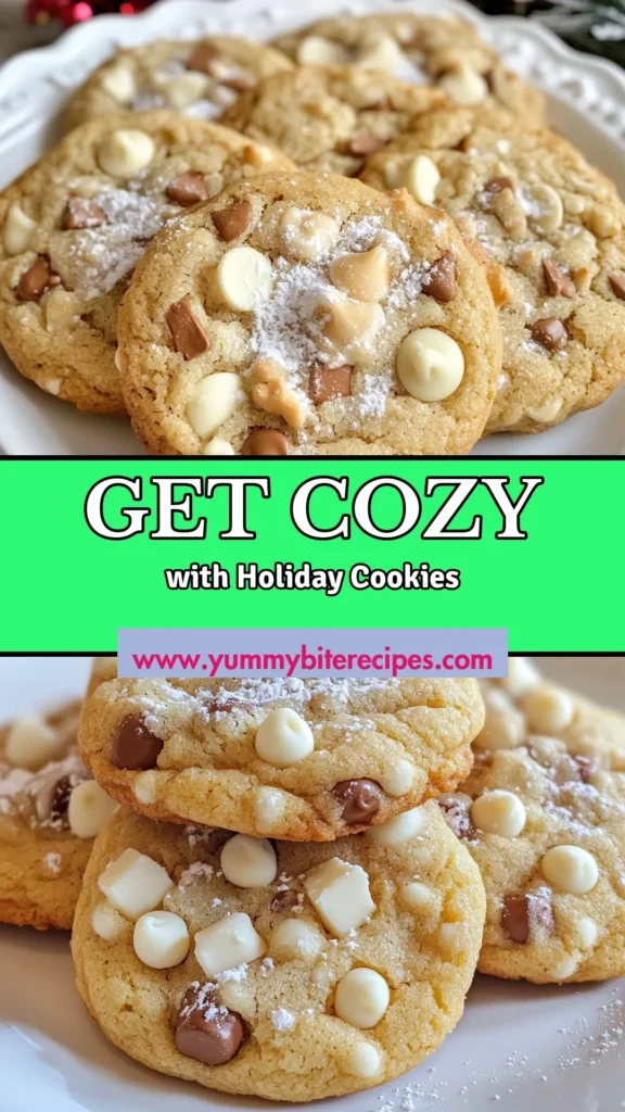 Cozy up this holiday season with our delightful Winter Wonderland Cookies! This Chocolate Chip Cookies recipe features a blend of semisweet and white chocolate chips, plus optional crushed peppermint candy for a festive twist. Enjoy these soft and chewy cookies that are perfect for holiday gatherings. Bake a batch and share the love! Save this recipe now and treat your loved ones to these delicious festive holiday cookies. #WinterWonderlandCookies #ChocolateChipCookies #FestiveCookies #PeppermintCookies