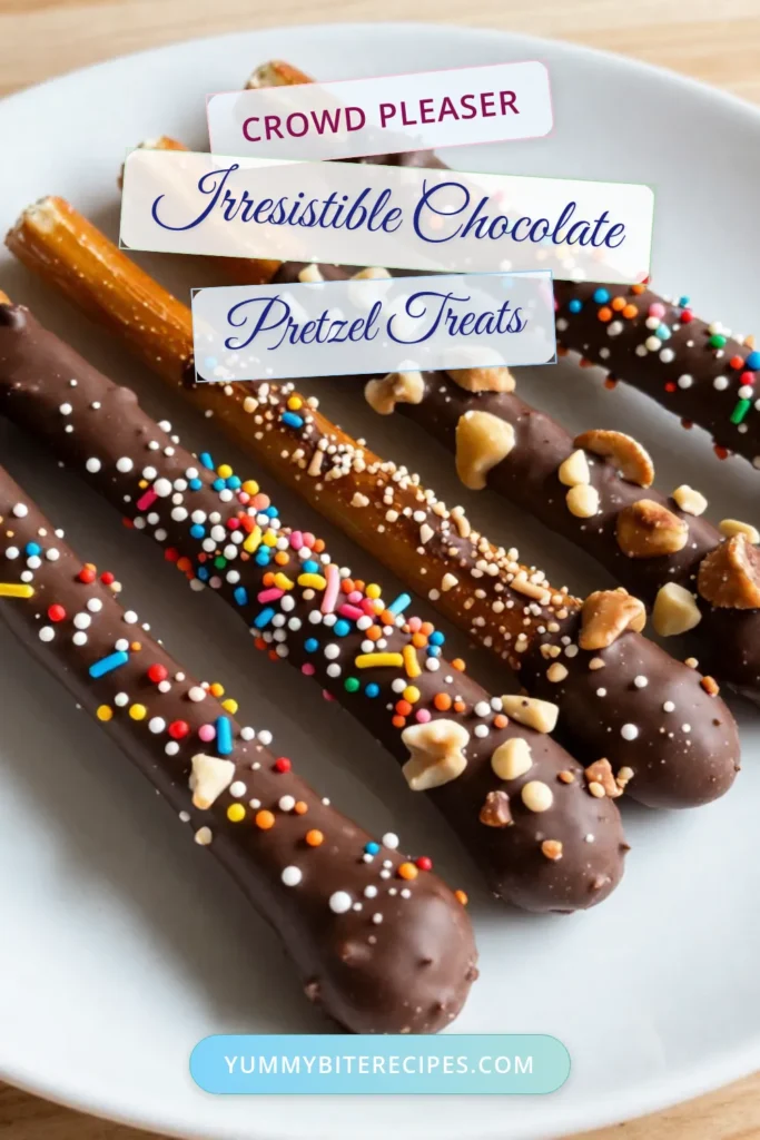 Get ready to indulge in these delightful Chocolate Dipped Pretzel Rods! This easy chocolate pretzel recipe is the perfect homemade pretzel snack to impress your guests. Coated in luscious chocolate and topped with your favorite goodies, these chocolate covered pretzel treats are ideal for any occasion. Whether for a party or just a tasty treat, these pretzel rods are sure to impress. Try this fun recipe today! #ChocolateDippedPretzelRods #EasyChocolatePretzelRecipe #PartySnackIdeas #ChocolateCoveredPretzelTreats