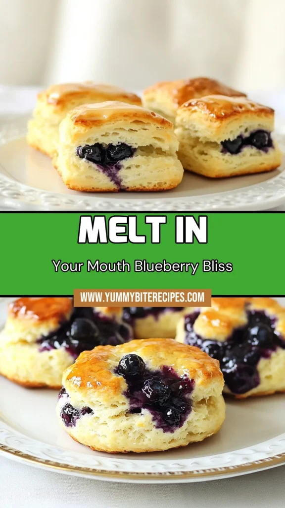 Indulge in these melt-in-your-mouth blueberry biscuits! This homemade biscuit recipe is perfect for anyone seeking an easy blueberry recipe that shines at breakfast or snack time. Made with fluffy buttermilk biscuits with blueberries, these treats are sure to impress. Ready in just 30 minutes, they are irresistible fresh out of the oven. Don't wait—try the recipe today! #BlueberryBiscuits #HomemadeBiscuitRecipe #EasyBlueberryRecipe #ButtermilkBiscuits