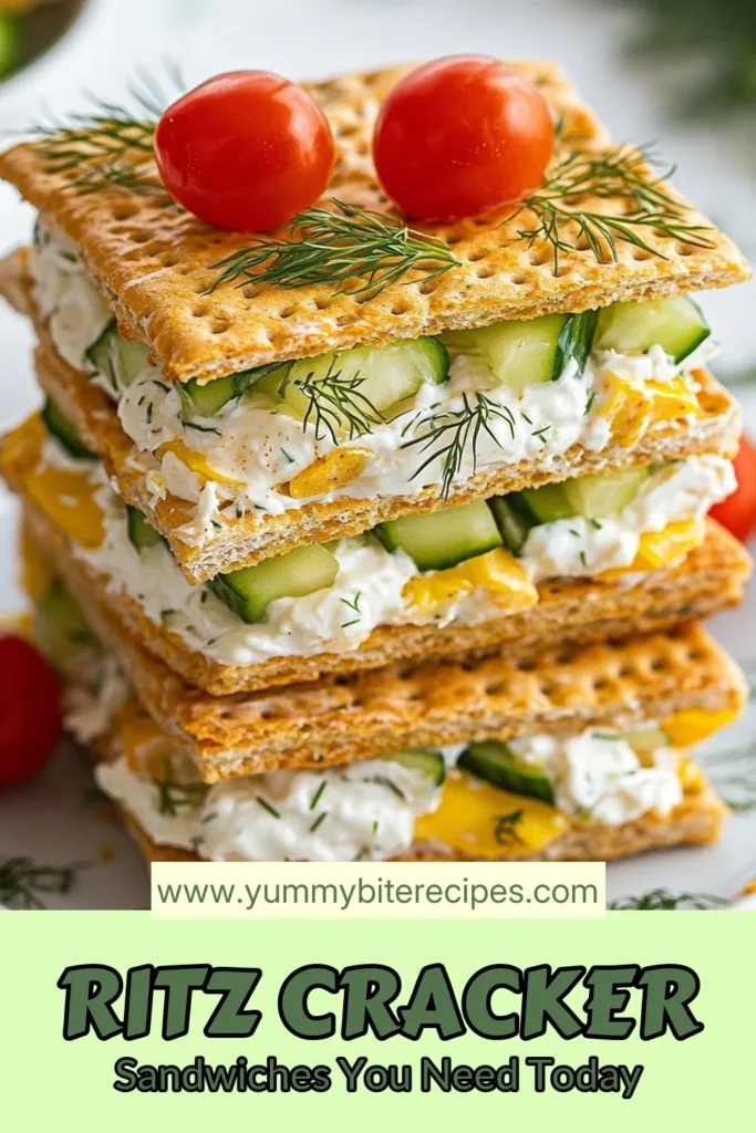 Create delicious Ritz Cracker Sandwiches for your next gathering! This Cream Cheese Appetizer combines savory flavors and is perfect for quick party snacks. Using diced chicken or deli turkey, these Easy Chicken Sandwiches are a crowd favorite that will impress your guests. Mix up these simple ingredients and enjoy a burst of flavor. Try this easy recipe today and elevate your snack game! #RitzCrackerSandwiches #CreamCheeseAppetizer #QuickPartySnacks #DeliTurkeyRecipes