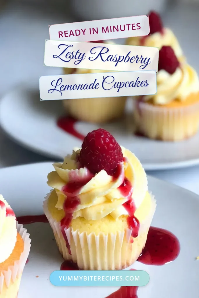 Indulge in the delightful taste of Raspberry Lemonade Cupcakes with this easy Lemon Raspberry Cupcake recipe! Perfectly moist, these fresh raspberry cupcakes are topped with a light lemon buttercream for a homemade raspberry dessert that’s sure to impress. Make a batch today and elevate your baking game! Save this recipe for a sweet treat everyone will love. #RaspberryLemonadeCupcakes #LemonRaspberryCupcakeRecipe #EasyLemonCupcakes #FreshRaspberryCupcakes