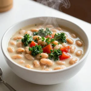 Tuscan White Bean Soup Flavorful and Nourishing Bowl