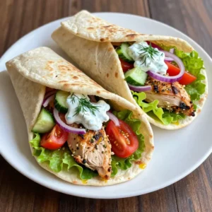Greek Chicken Gyro Wraps Flavorful and Easy Recipe