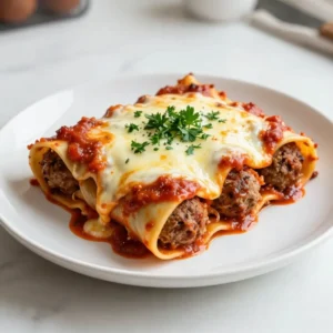 Italian Meatball Lasagna Roll-Ups Flavorful Family Meal