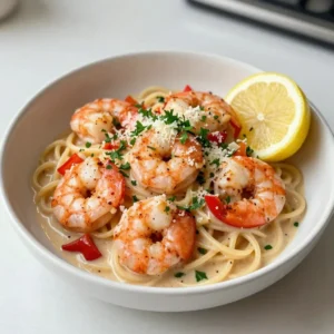 - 12 oz linguine or fettuccine pasta - 1 lb large shrimp, peeled and deveined - 1 tablespoon Cajun seasoning - 2 tablespoons olive oil - 3 cloves garlic, minced - 1/2 cup diced bell peppers (a mix of red and green for color) - 1/2 cup diced onion - 1 cup heavy cream - 1/2 cup freshly grated Parmesan cheese - 1 tablespoon fresh lemon juice - Salt and black pepper, to taste - Fresh parsley, chopped (for garnish) For this dish, you need a mix of fresh and pantry staples. Start with the pasta. I love using linguine or fettuccine for this recipe. Both types hold the sauce well. Next, we have the shrimp. Make sure they are large, peeled, and deveined. They cook quickly and soak up all the Cajun flavors. The seasonings give this dish its kick. Cajun seasoning adds warmth, and a pinch of salt and black pepper enhances the taste. Now, let&rsquo;s talk about the veggies. Garlic, bell peppers, and onions add color and texture. Use a mix of red and green bell peppers for a beautiful look. For the creamy sauce, heavy cream is key. It makes the dish rich and smooth. Add freshly grated Parmesan cheese for flavor. Don&rsquo;t forget the olive oil! It helps saut&eacute; the veggies and shrimp. Finally, a splash of lemon juice brightens everything up. It balances the richness of the cream. Gather these ingredients, and you're ready to create a tasty Cajun shrimp pasta that&rsquo;s perfect for any weeknight meal! {{ingredient_image_2}} To start, bring a large pot of salted water to a boil. Add 12 oz of linguine or fettuccine. Cook the pasta according to the package instructions until it's al dente, about 8-10 minutes. Once done, drain the pasta but save about 1 cup of the cooking water. This water will help with the sauce later. Next, take 1 lb of large shrimp that are peeled and deveined. In a medium bowl, add the shrimp and sprinkle 1 tablespoon of Cajun seasoning over them. Mix gently until every shrimp is coated well. This step infuses the shrimp with that bold Cajun flavor. Now, heat 2 tablespoons of olive oil in a large skillet over medium heat. When the oil shimmers, add 3 cloves of minced garlic, 1/2 cup of diced bell peppers, and 1/2 cup of diced onion. Saut&eacute; these for about 3-4 minutes. You want the vegetables to be tender and fragrant. Stir them occasionally to prevent burning. After the vegetables are ready, push them to one side of the skillet. Add the seasoned shrimp to the empty side. Cook the shrimp for about 2-3 minutes on each side. They should turn pink and opaque. Once cooked, mix the shrimp with the saut&eacute;ed vegetables and remove the skillet from the heat for now. Lower the heat to low. Pour in 1 cup of heavy cream and add 1/2 cup of freshly grated Parmesan cheese. Stir the mixture continuously. The cheese will melt, and the sauce will start to thicken. Add 1 tablespoon of fresh lemon juice and season with salt and black pepper to taste. If the sauce gets too thick, gradually add some of the reserved pasta water until you get the right consistency. Now, return the skillet to medium heat. Add the drained pasta to the creamy sauce. Toss everything together until the pasta is coated evenly with the sauce. Heat through for about another minute to ensure everything is warm and blended. Finally, plate the pasta into shallow bowls. For a nice touch, sprinkle some chopped parsley on top. This adds freshness and color. You can also sprinkle more Parmesan cheese on top and add a slice of lemon on the side. Serve with crusty bread to soak up that delightful sauce! To get the right thickness for your sauce, use reserved pasta water. As you mix the heavy cream and cheese, the sauce may thicken too much. Slowly add a bit of the pasta water until the sauce is creamy but not runny. This method helps keep the sauce smooth and rich. You can boost the flavor of your Cajun shrimp pasta with a few extra spices. Consider adding a pinch of cayenne pepper for heat or smoked paprika for depth. Fresh herbs like thyme or basil can also brighten the dish. Experiment to find your perfect blend! Cooking shrimp and vegetables in separate stages is key. Start with the veggies to let them soften and release their flavors. Then, add the shrimp. This way, both elements cook perfectly. Shrimp needs less time, so this method ensures you don&rsquo;t overcook it. Pro Tips Perfect Pasta: Always cook your pasta al dente to maintain its texture and prevent it from becoming mushy when mixed with the sauce. Freshness Counts: For the best flavor, use fresh shrimp instead of frozen. If frozen is all you have, ensure they are fully thawed and patted dry before cooking. Cajun Kick: Adjust the amount of Cajun seasoning to your spice tolerance. Start with less if you're unsure and add more to taste as you cook. Garnish Wisely: Fresh parsley not only adds color but also a bright flavor. Consider adding a squeeze of lemon juice just before serving for an extra zing. {{image_4}} You can swap shrimp for other proteins. Chicken works well in this dish. Just cut it into bite-sized pieces. Scallops are another great choice. They cook fast and are tasty. If you prefer a plant-based option, use tofu. Make sure to press and cube the tofu first for the best texture. If you need gluten-free options, try using gluten-free pasta. There are many brands that taste great. For those who avoid dairy, you can use almond milk or coconut cream. Nutritional yeast can replace Parmesan cheese for a cheesy flavor without dairy. Want to spice things up? Add sliced jalape&ntilde;os or red pepper flakes. This will give your dish a nice kick. You can also mix in more veggies like spinach or zucchini. This adds color and nutrition. Experiment with different herbs, too, like cilantro or basil, to change the flavor profile. To store leftovers properly, first let the pasta cool down. This helps keep the texture nice. Place the pasta in an airtight container. If you can, separate the shrimp and pasta. This keeps everything fresh longer. Store the container in the fridge. It should last about three days. When you reheat, do it gently to keep the flavor. I like to use a skillet on low heat. Add a splash of water or cream to keep it moist. Stir often to warm it evenly. You can also use the microwave. Just cover it and heat in short bursts. Stir between each burst for the best results. If you want to freeze it, do so before adding the cream. Cook the pasta and shrimp, then let them cool. Place them in freezer-safe bags or containers. They can stay good for about three months. When you are ready to eat, thaw in the fridge overnight. Cook the creamy sauce fresh and mix it all just before serving. To change the spice level, use different amounts of Cajun seasoning. For a mild dish, use half a tablespoon. For medium spice, stick to one tablespoon. If you love heat, add a bit more. You can also add red pepper flakes or hot sauce to kick it up a notch. Always taste as you go. This lets you find the right heat for your taste. Yes, you can prep this dish ahead. Cook the pasta and shrimp, then cool them for later. Store them in airtight containers in the fridge. You can make the sauce too, but keep it separate. When you are ready to eat, warm the sauce and mix in the pasta and shrimp. This keeps everything fresh and tasty. For a full meal, serve with garlic bread or a fresh salad. A simple green salad with lemon vinaigrette pairs well. You might also consider roasted vegetables for extra nutrition. Another option is to serve it with crusty bread to soak up the creamy sauce. Mix and match to find what you enjoy best! Cajun Shrimp Pasta combines pasta, shrimp, and veggies for a delicious meal. We covered ingredients, step-by-step cooking, and tips for the best creamy sauce. Remember to store leftovers well and reheating them slowly keeps the flavor. You can also switch proteins or make it gluten-free. Enjoy making this dish for friends and family! It&rsquo;s a simple way to impress. Now, get cooking and create your own Cajun masterpiece!