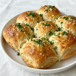 Garlic Parmesan Dinner Rolls Soft and Savory Treat