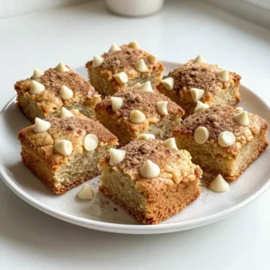 Snickerdoodle Blondies Delightful and Easy Recipe