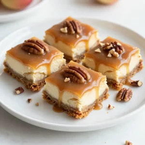 Caramel Apple Cheesecake Bars Easy and Delicious Treat
