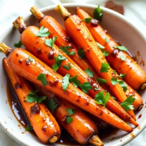- 1 pound baby carrots (or sliced regular carrots) - 3 tablespoons unsalted butter - 1/4 cup packed brown sugar - 1 teaspoon ground cinnamon - 1/4 teaspoon ground nutmeg - Salt and freshly ground black pepper to taste - 1/4 cup vegetable broth Using the right ingredients makes all the difference in this dish. I recommend baby carrots for their sweetness and ease. If you choose regular carrots, peel and slice them to match the baby carrots' size for even cooking. Unsalted butter adds richness. It blends well with brown sugar to create a delightful glaze. The brown sugar gives a warm, caramel flavor. Don't skip the spices! Ground cinnamon and nutmeg enhance the sweetness and add depth. A pinch of salt and pepper balances the flavors perfectly. Finally, the vegetable broth adds moisture and richness. It helps the glaze stick to the carrots. This simple mix of ingredients makes for a side dish that shines at any meal. {{ingredient_image_2}} You can use baby carrots or regular carrots. Baby carrots are ready to cook. Regular carrots need peeling and slicing. Slice them into even pieces, about one inch long. This helps them cook evenly. If the pieces are too big or small, some may cook too fast, while others stay hard. Use a large skillet for melting butter. Heat it over medium heat. Place three tablespoons of unsalted butter in the skillet. Wait for one to two minutes until it melts and gets bubbly. Do not let it brown. That can change the flavor. Once the butter melts, add a quarter cup of packed brown sugar. Stir slowly until the sugar dissolves. This should take about one to two minutes. The mixture will become syrupy. You can mix in a teaspoon of ground cinnamon and a quarter teaspoon of ground nutmeg. This adds warmth and spice to your dish. Now, toss in the prepared carrots. Follow this with a quarter cup of vegetable broth. Mix the carrots in the glaze. Cover the skillet with a lid and lower the heat to medium-low. Let the carrots simmer for about ten to fifteen minutes. Stir them occasionally. You want them tender but not mushy. The glaze will thicken as they cook. Taste them to check if they are just right. Adjust with salt and pepper if needed. When making brown sugar glazed carrots, you want them just right. Overcooking makes them mushy. Under cooking leaves them too crunchy. Aim for tender carrots that still have a bit of bite. Use a fork to check tenderness after about 10 minutes of cooking. If they are still firm, let them cook a few more minutes. Adjusting the sweetness or spice of your glazed carrots is easy. If you like them sweeter, add a bit more brown sugar. For a spicier kick, add a pinch of cayenne pepper or some ginger. You can also balance flavors with a splash of lemon juice. Taste the glaze as you go. This way, you can find the perfect balance for your palate. Serving your glazed carrots nicely makes a big impact. Use a decorative bowl for a beautiful display. Drizzle any leftover glaze over the top for shine. Finish with a sprinkle of fresh parsley for a pop of color. This adds freshness and makes the dish look inviting. A great presentation will impress your guests and make your meal even more special. Pro Tips Choose Fresh Carrots: Selecting fresh, vibrant carrots will enhance the flavor and texture of the dish. Look for firm carrots with a bright color and avoid any that are soft or shriveled. Adjust Sweetness to Taste: Depending on your preference, feel free to adjust the quantity of brown sugar in the recipe. You can add more for a sweeter glaze or reduce it for a lighter flavor. Experiment with Spices: While cinnamon and nutmeg provide a lovely warmth, consider adding a pinch of ginger or allspice for a unique twist that complements the carrots beautifully. Use a Lid for Even Cooking: Covering the skillet while simmering ensures even cooking and helps the carrots retain their moisture, resulting in a tender and flavorful dish. {{image_4}} You can switch up the brown sugar for other sweeteners. Honey works well for a floral note. Maple syrup gives a rich, earthy flavor to the carrots. Both options add their unique twist while keeping the dish sweet. Just use the same amount as the brown sugar in the recipe. Feel free to mix in other root vegetables. Parsnips, sweet potatoes, or turnips pair nicely with carrots. Cut them into similar sizes for even cooking. This mix adds color and flavor. It also boosts the nutrition of your meal. If you want some heat, try adding chili flakes or fresh ginger. Just a pinch of chili flakes can bring a warm kick. Grated ginger provides a fresh zing. Both options add depth to the sweet glaze. Adjust the amount to suit your tastes. To keep your brown sugar glazed carrots fresh, place them in an airtight container. Make sure the container is clean and dry before adding the carrots. You can also use a resealable plastic bag. This helps keep the carrots moist and flavorful. Store them in the refrigerator for up to three days. When you're ready to enjoy the leftovers, there are a few great ways to reheat them. The best method is to use a skillet. Heat it over medium-low heat, adding a splash of vegetable broth or water to help revive the glaze. Stir gently until warmed through. This keeps the carrots tender and flavorful. You can also use a microwave. Place the carrots in a microwave-safe dish, cover with a lid or microwave-safe wrap, and heat for 1-2 minutes. Stir halfway through for even warming. Freezing brown sugar glazed carrots is simple and effective. First, let the carrots cool completely. Then, place them in a freezer-safe bag or container. Remove as much air as possible to prevent freezer burn. They will stay good for up to three months. When you&rsquo;re ready to use them, thaw the carrots overnight in the fridge. To reheat, follow the tips above for the best results. To make brown sugar glazed carrots vegan, you can swap out the butter. Use vegan butter or coconut oil for a plant-based option. For sweeteners, you can stick with brown sugar or use maple syrup for a different taste. These alternatives keep the glaze rich and sweet while ensuring it's animal product-free. Yes, you can use frozen carrots for this recipe. They are easy and quick. When using frozen carrots, adjust the cooking time. They may need a bit longer to cook through. You should also remember to drain any excess water after cooking, as frozen carrots can release moisture. Brown sugar glazed carrots pair well with many dishes. They go nicely with roasted chicken or grilled pork. You can also serve them alongside quinoa or rice dishes. For a vegetarian option, pair them with lentils or a hearty salad. These carrots add a sweet touch to any meal! In this post, we explored how to make delicious brown sugar glazed carrots using simple ingredients like carrots, butter, and brown sugar. We covered choosing and preparing the right carrots, creating the perfect glaze, and cooking them to the ideal tenderness. Remember to avoid common mistakes and try our tips for flavor and presentation. You can also experiment with variations and store leftovers for later. With these steps, you&rsquo;ll impress your family and friends with your cooking skills. Enjoy your tasty dish!