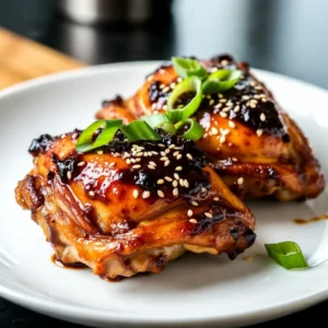 Baked Teriyaki Chicken Thighs Savory and Easy Recipe